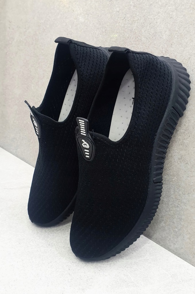 TL501-CZARNE-TRAMPKI-SPORTOWE-DAMSKIE-ALL-BLACK-37-Wysokosc-niskie